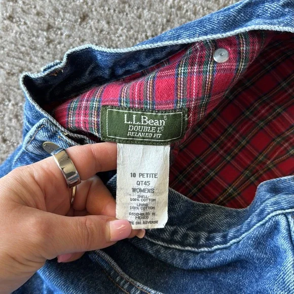 Vintage Bean Flannel Lined Jeans